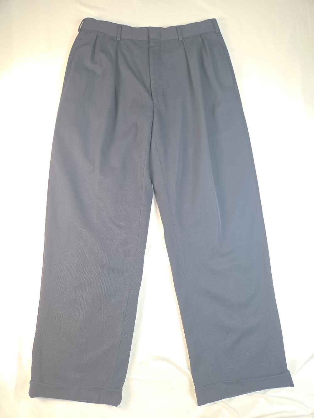 Polo Ralph Lauren 90's VTG Wool Pleated Cuffed Dress Pants Men's Size 34x30
